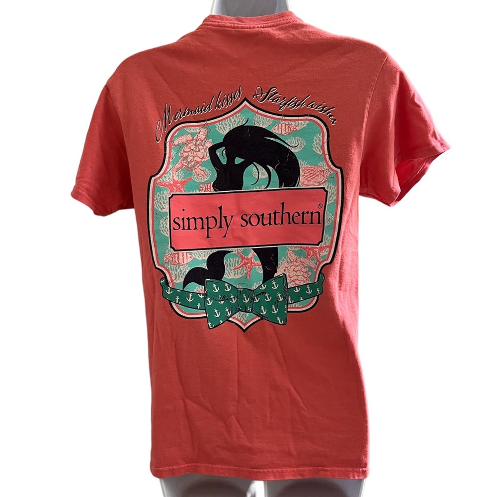 Simply southern mermaid top tee shirt small